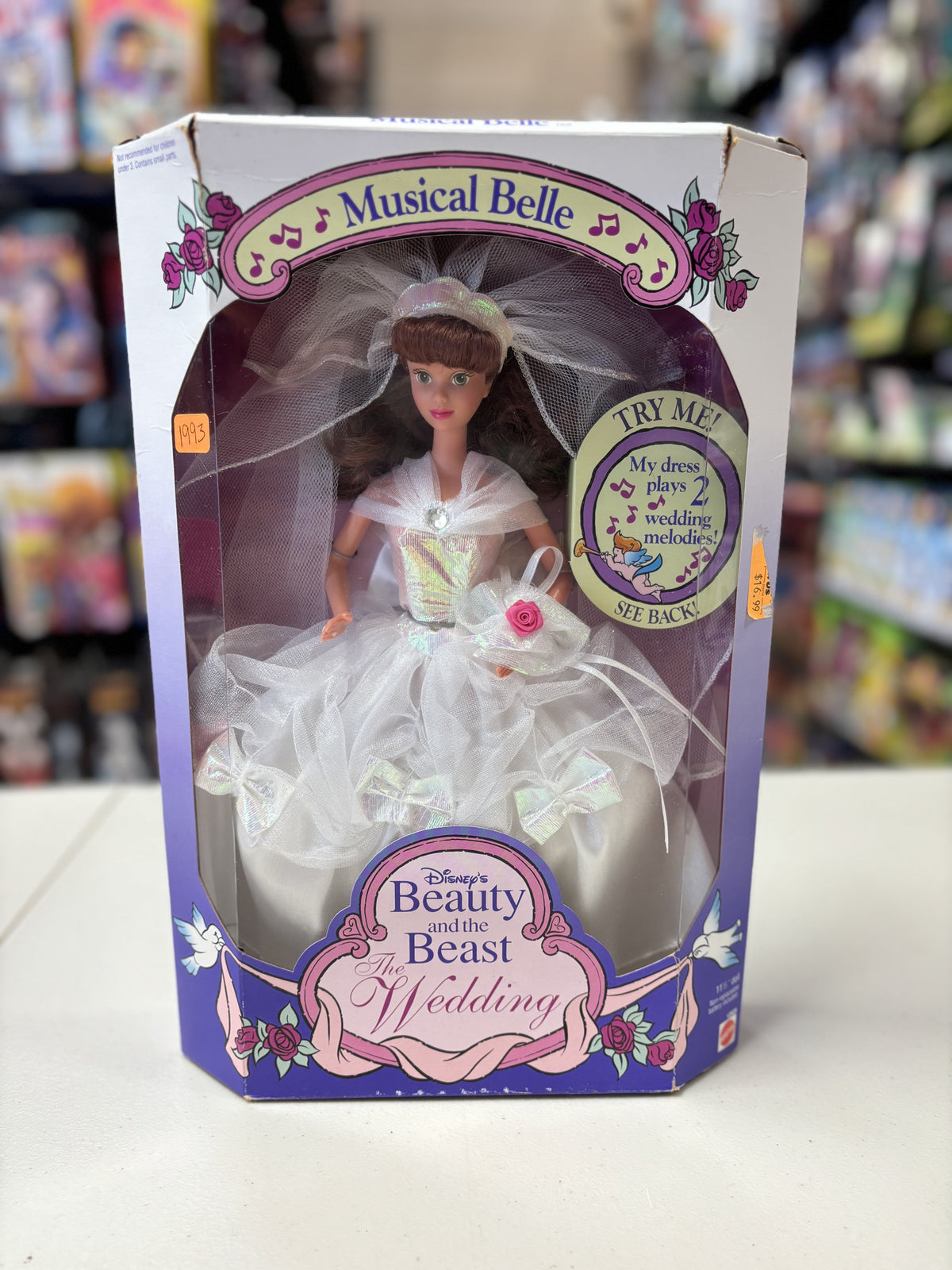 Musical Belle (Disney, Mattel) Sealed product image 1, provided for visual reference and product detail review