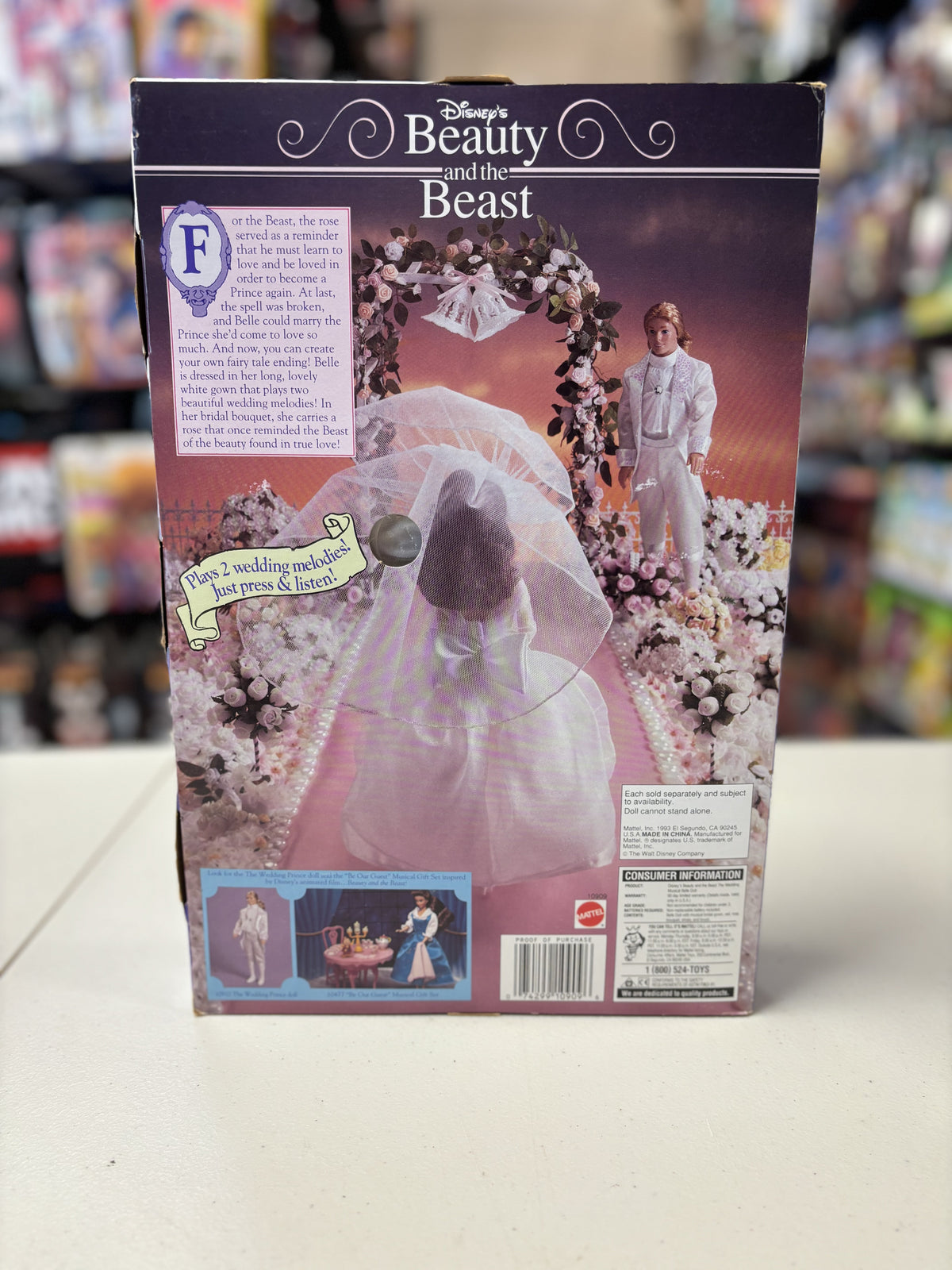 Musical Belle (Disney, Mattel) Sealed product image 3, provided for visual reference and product detail review