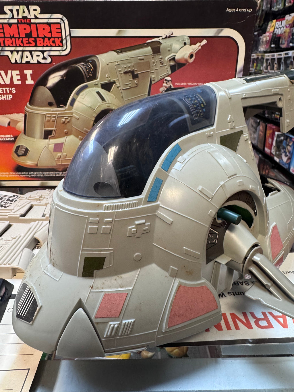 Boba Fett Slave 1 with Box (Vintage Star Wars, Kenner) COMPLETE product image 3, provided for visual reference and product