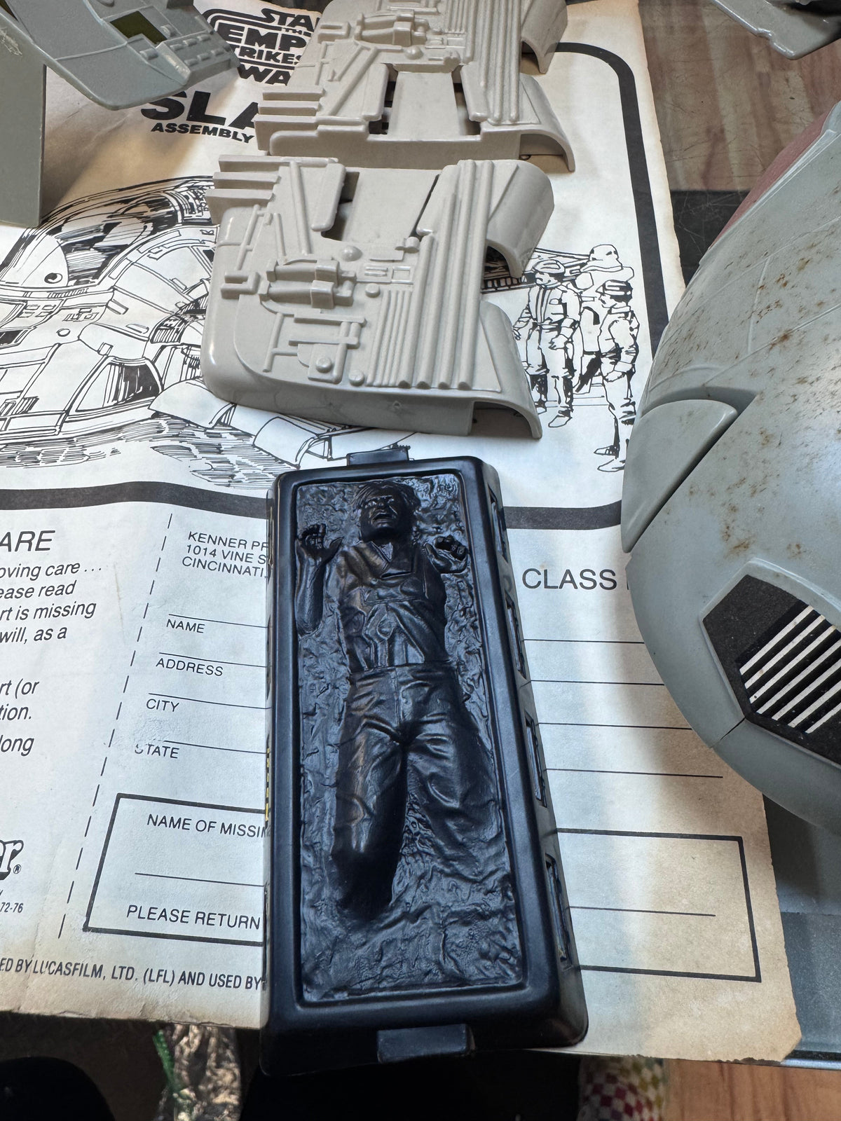 Boba Fett Slave 1 with Box (Vintage Star Wars, Kenner) COMPLETE product image 4, provided for visual reference and product