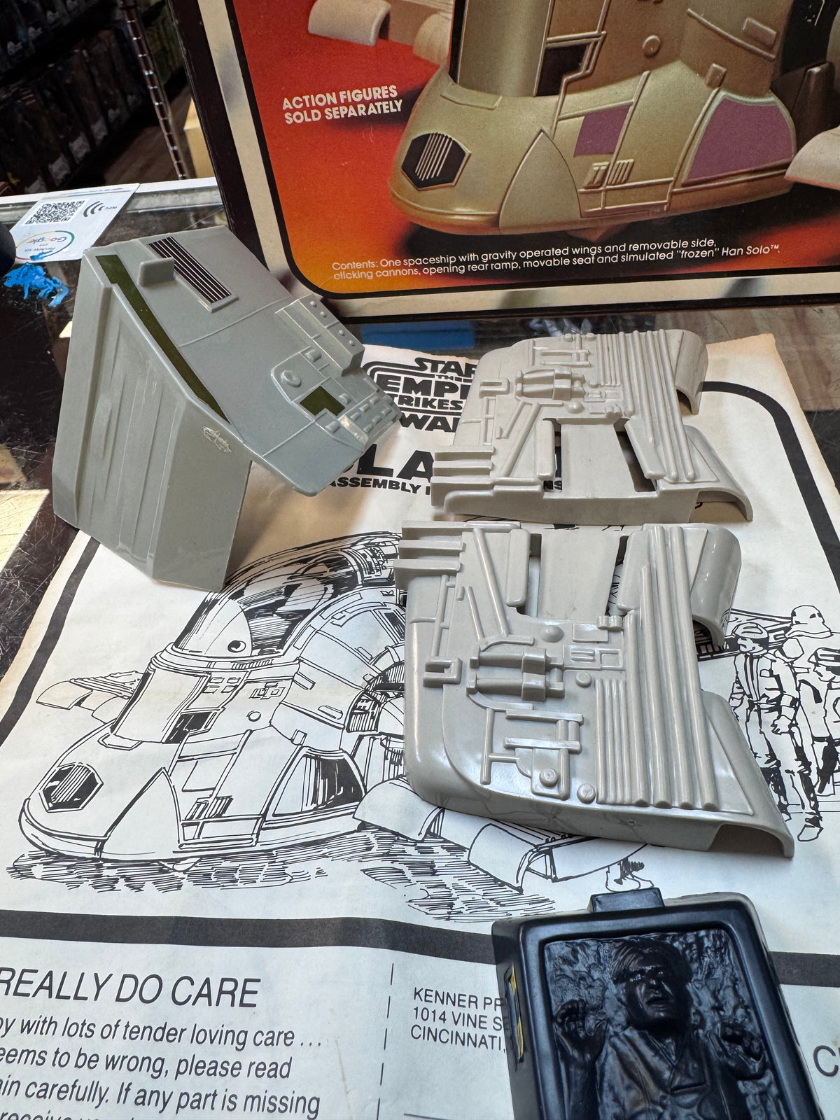 Boba Fett Slave 1 with Box (Vintage Star Wars, Kenner) COMPLETE product image 5, provided for visual reference and product