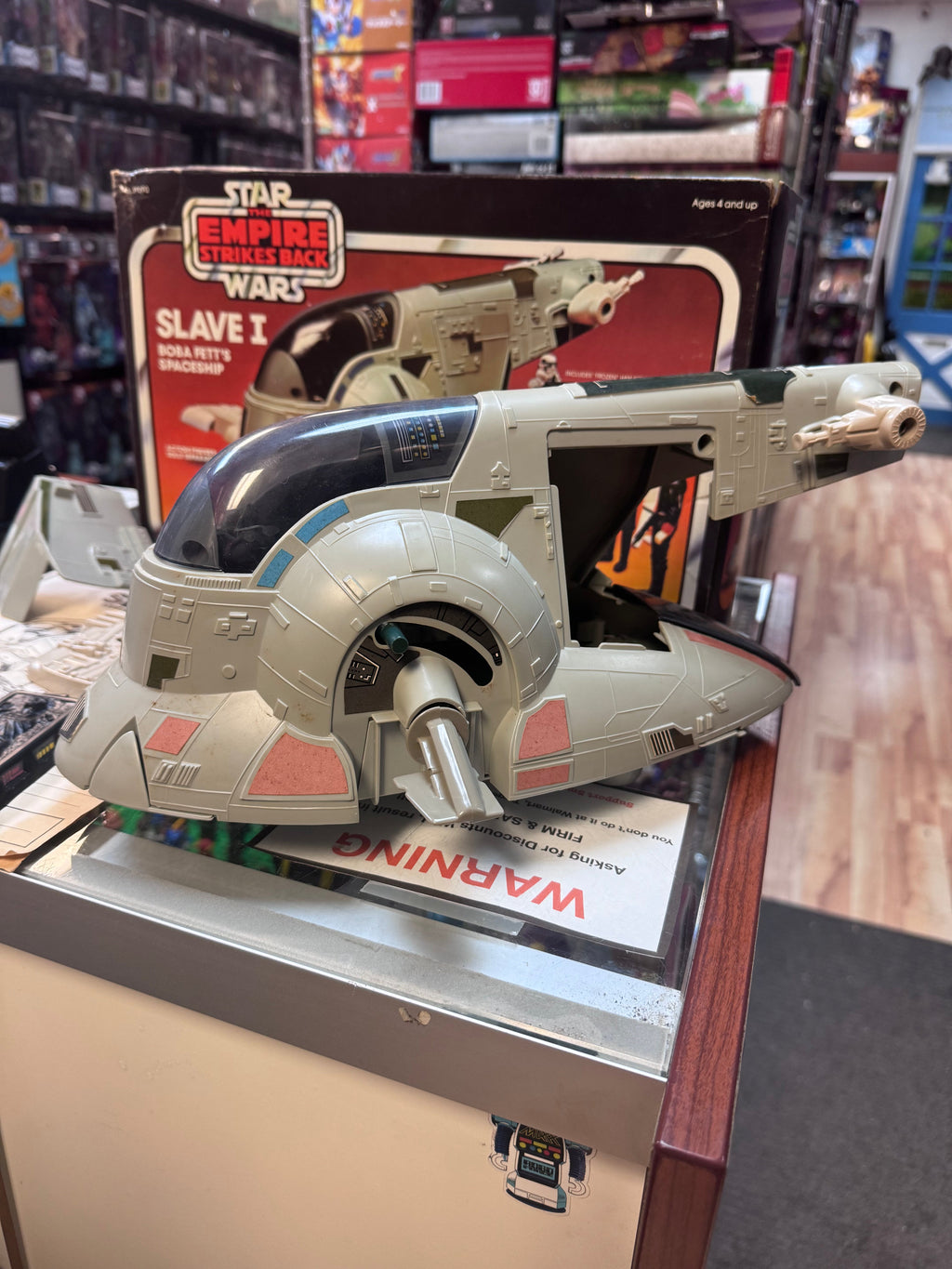 Boba Fett Slave 1 with Box (Vintage Star Wars, Kenner) COMPLETE product image 8, provided for visual reference and product
