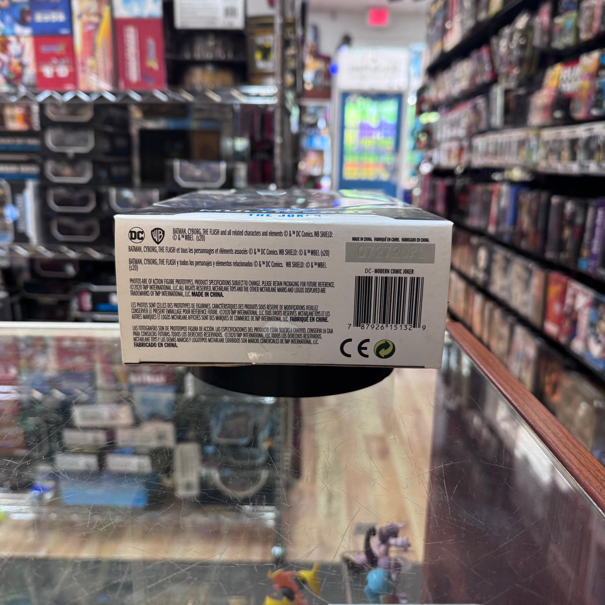 The Joker Rebirth 8208 (DC Comics Multiverse, McFarlane) Sealed product image 7, provided for visual reference and product