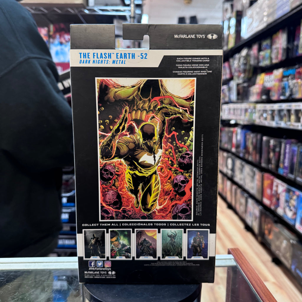 The Flash Earth 52 **Gold Label** 8215 (DC Comics Multiverse, McFarlane) Sealed product image 4, provided for visual