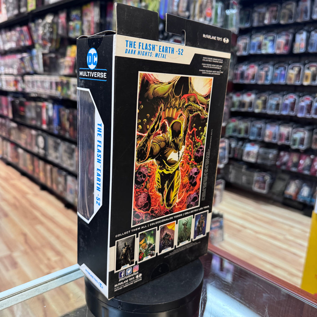 The Flash Earth 52 **Gold Label** 8215 (DC Comics Multiverse, McFarlane) Sealed product image 6, provided for visual