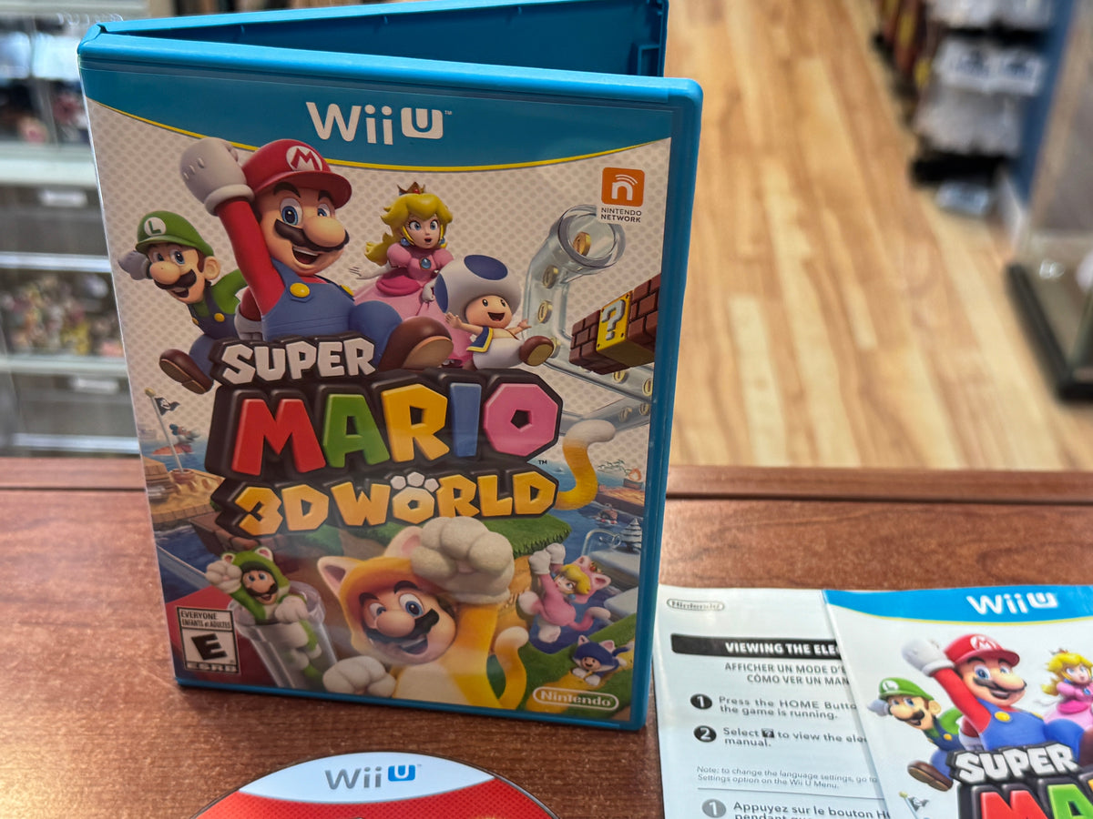 Super Mario 3D World (Nintendo Wii U, Video Game) product image 2, provided for visual reference and product detail review