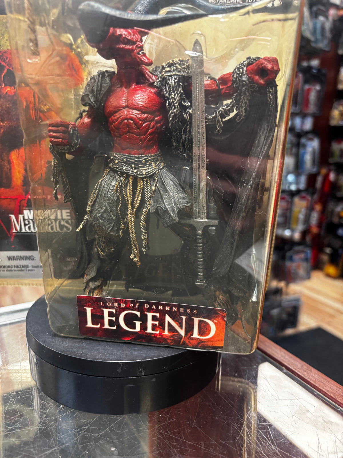 Lord of Darkness Legend (Vintage Movie Maniacs, NECA) SEALED product image 4, provided for visual reference and product