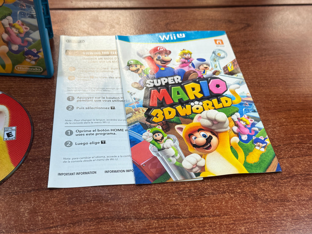 Super Mario 3D World (Nintendo Wii U, Video Game) product image 3, provided for visual reference and product detail review