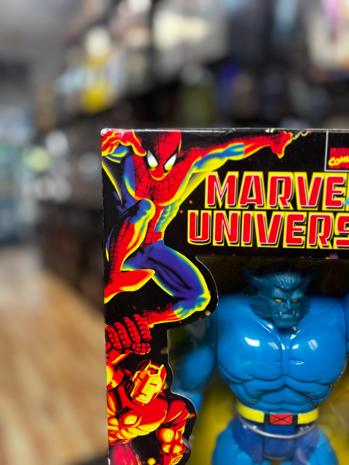 Deluxe Blue Beast 10" (Vintage Marvel Universe, Toybiz) SEALED product image 2, provided for visual reference and product