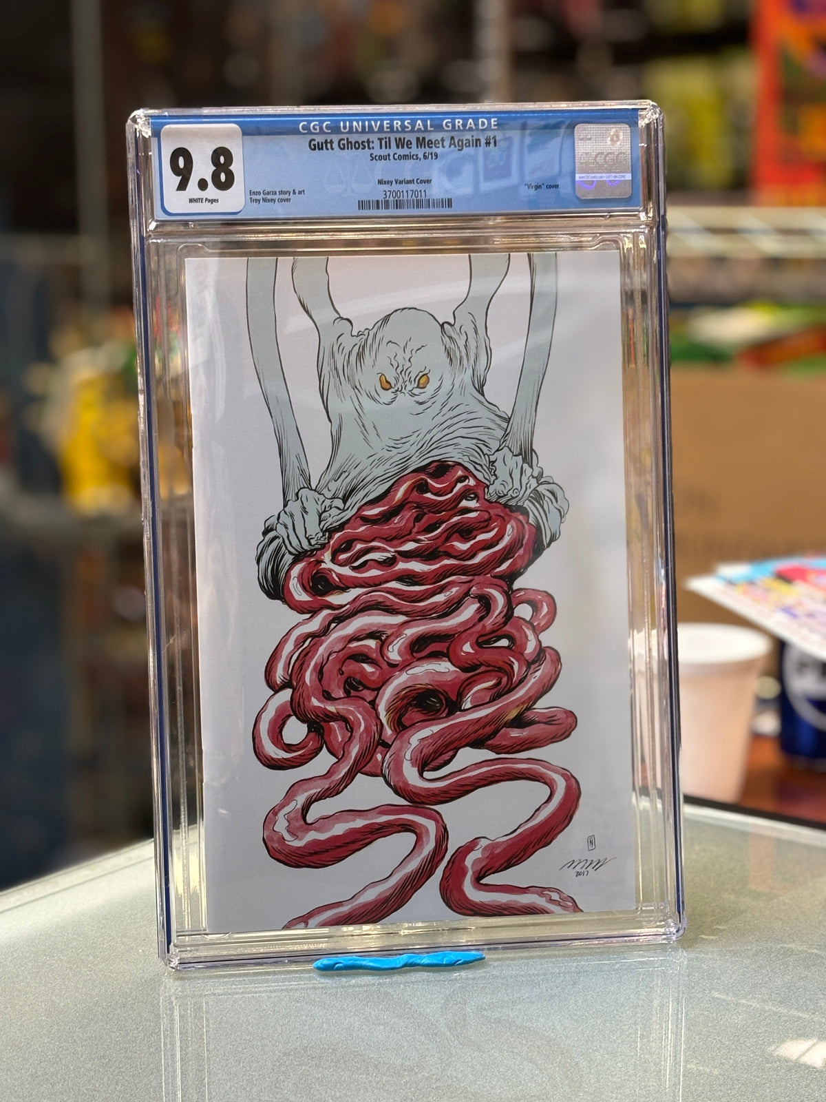 Gutt Ghost: Till We Meet Again #1 (Scout Comics, CGC Graded 9.8 WHITE) product image 1, provided for visual reference and