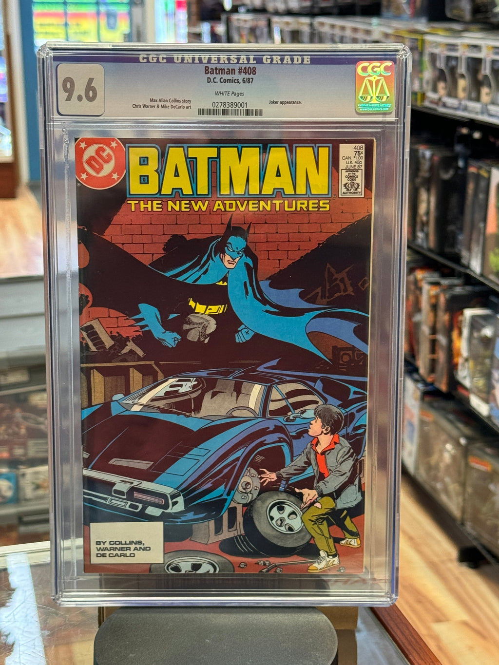 New Adventures #408 (DC Comics, Batman ) **CGC Graded 9.6 *** product image 1, provided for visual reference and product