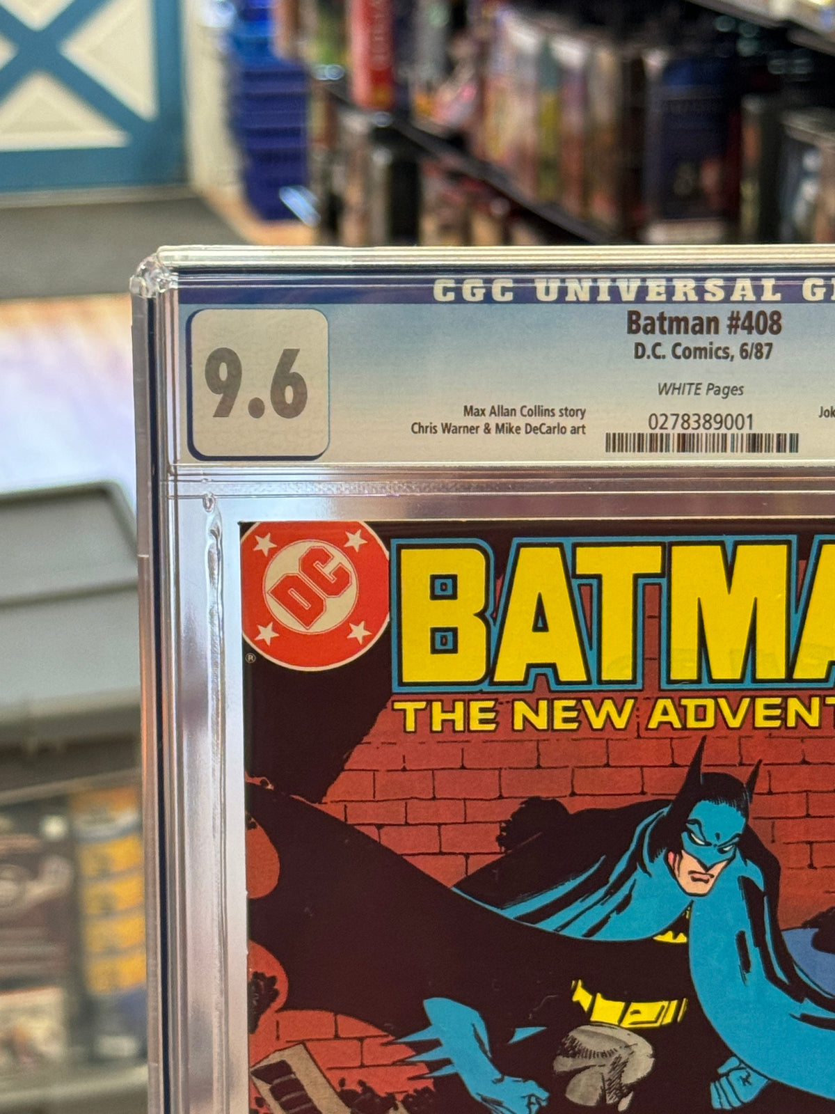 New Adventures #408 (DC Comics, Batman ) **CGC Graded 9.6 *** product image 14, provided for visual reference and product