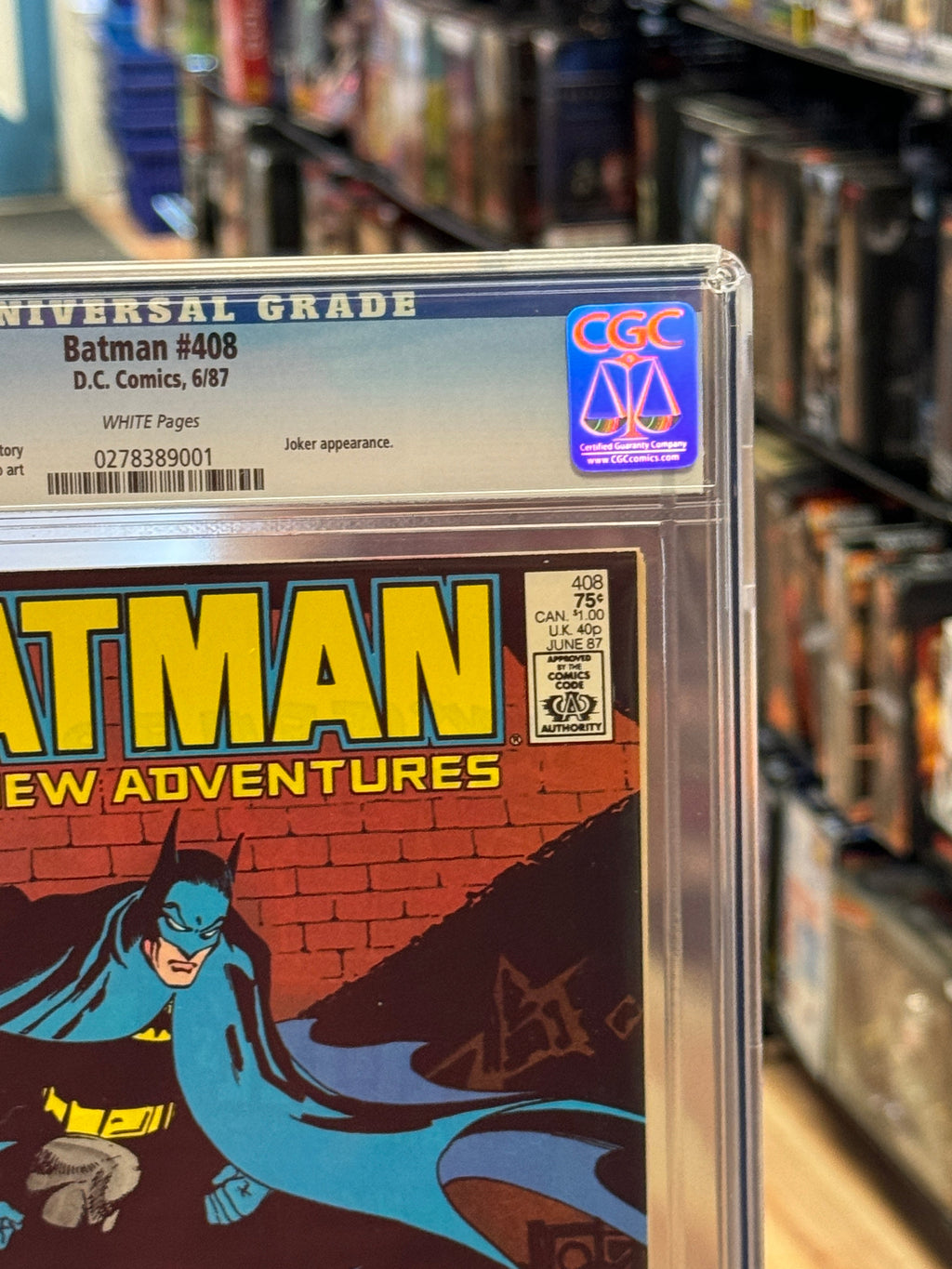 New Adventures #408 (DC Comics, Batman ) **CGC Graded 9.6 *** product image 13, provided for visual reference and product