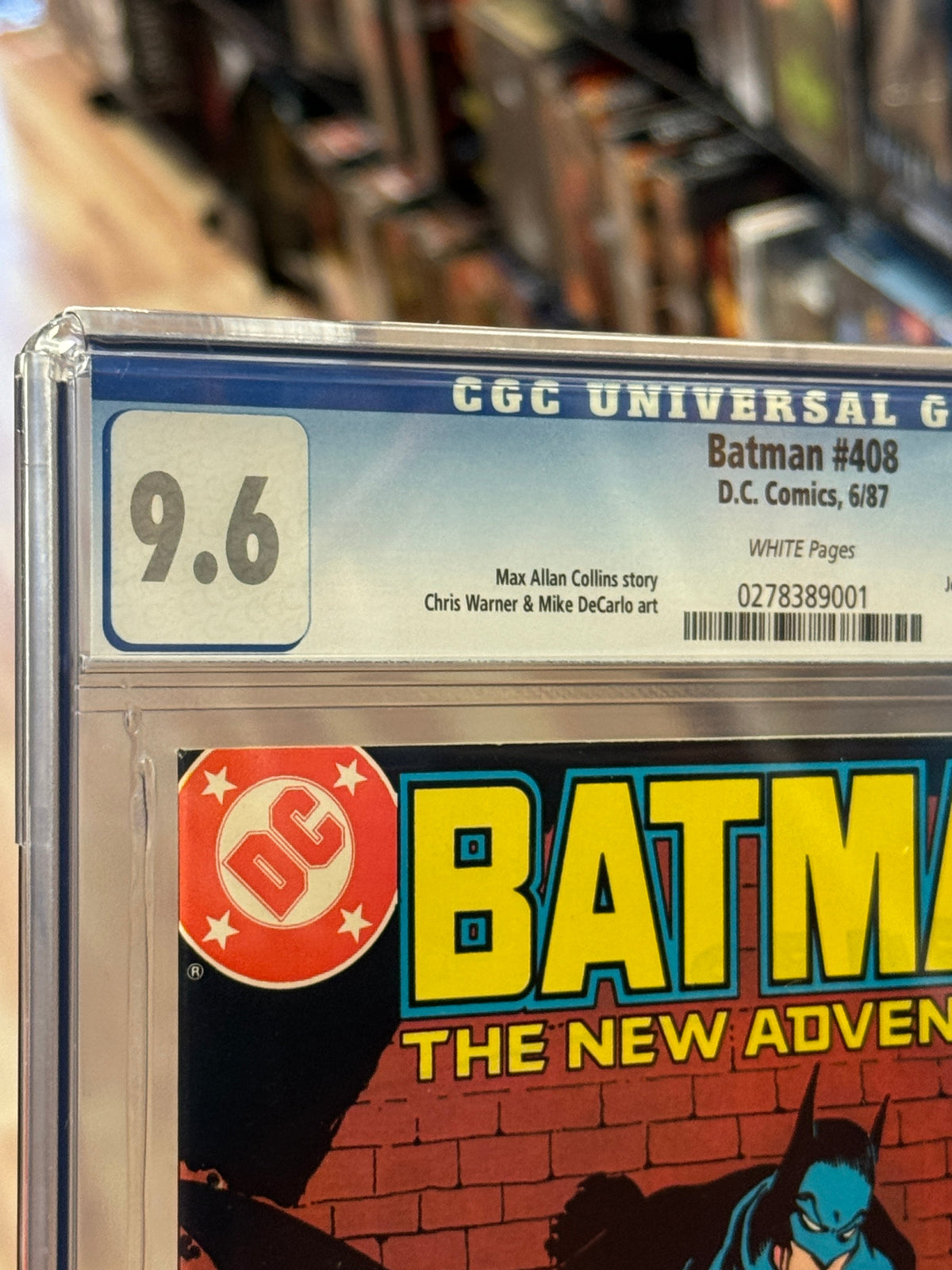 New Adventures #408 (DC Comics, Batman ) **CGC Graded 9.6 *** product image 7, provided for visual reference and product