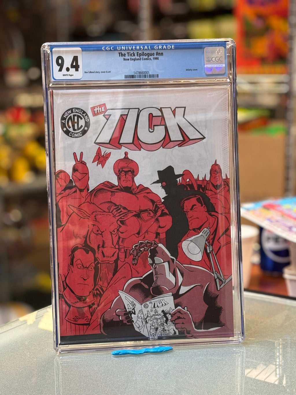 The Tick Epilogue (New England Comics, CGC Graded 9.4 WHITE) product image 1, provided for visual reference and product