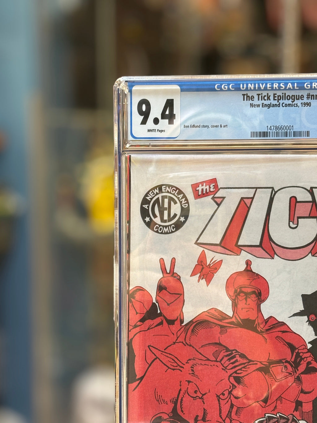 The Tick Epilogue (New England Comics, CGC Graded 9.4 WHITE) product image 2, provided for visual reference and product