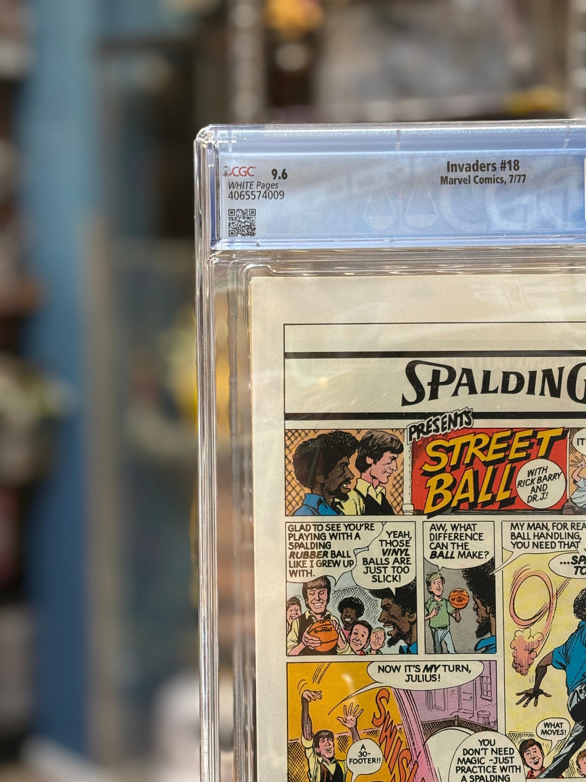 Invaders #18 (Marvel Comics, CGC Graded 9.6 WHITE) product image 7, provided for visual reference and product detail review