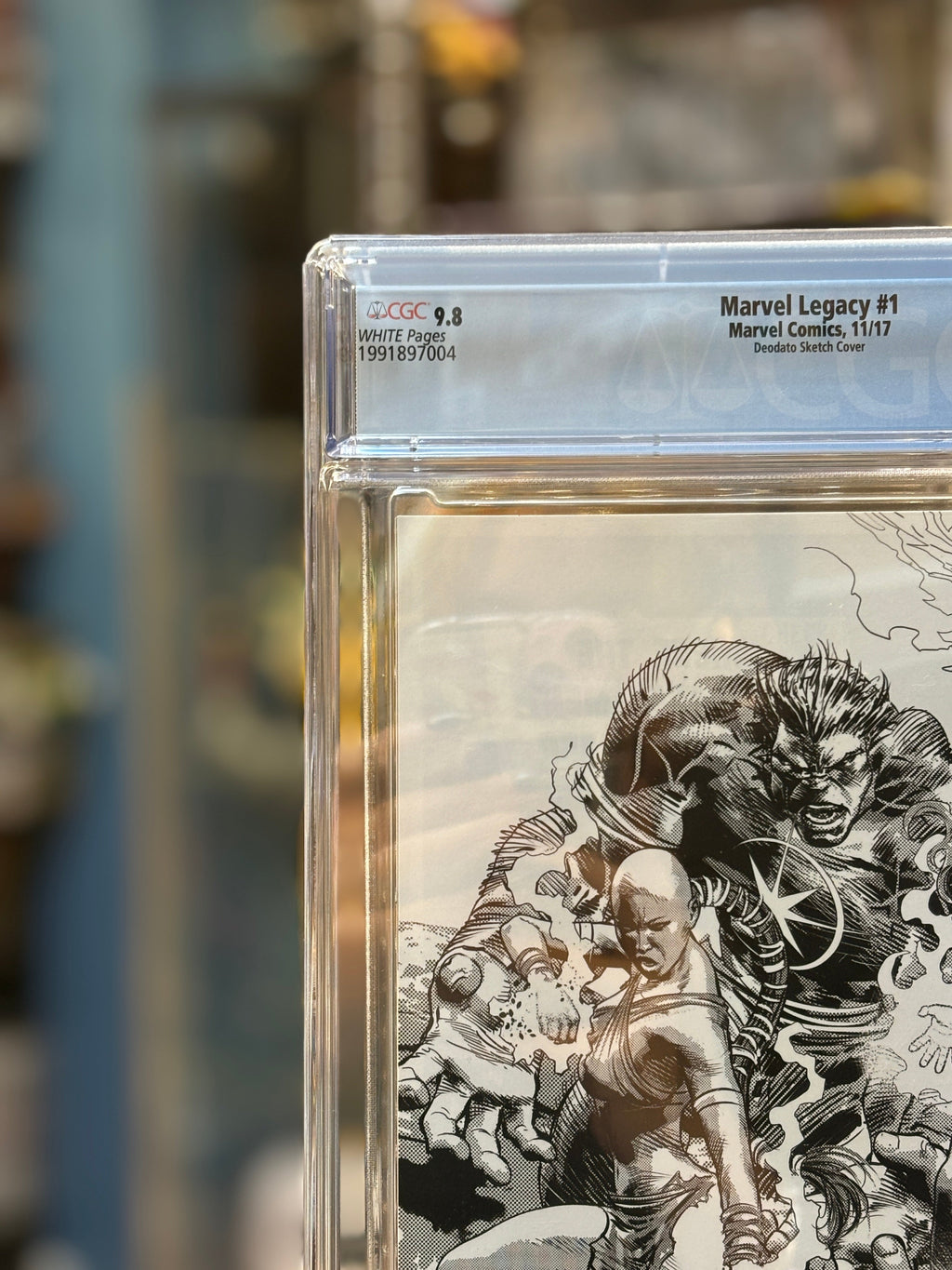 Marvel Legacy #1 (Marvel Comics, CGC Graded 9.8 WHITE) product image 7, provided for visual reference and product detail