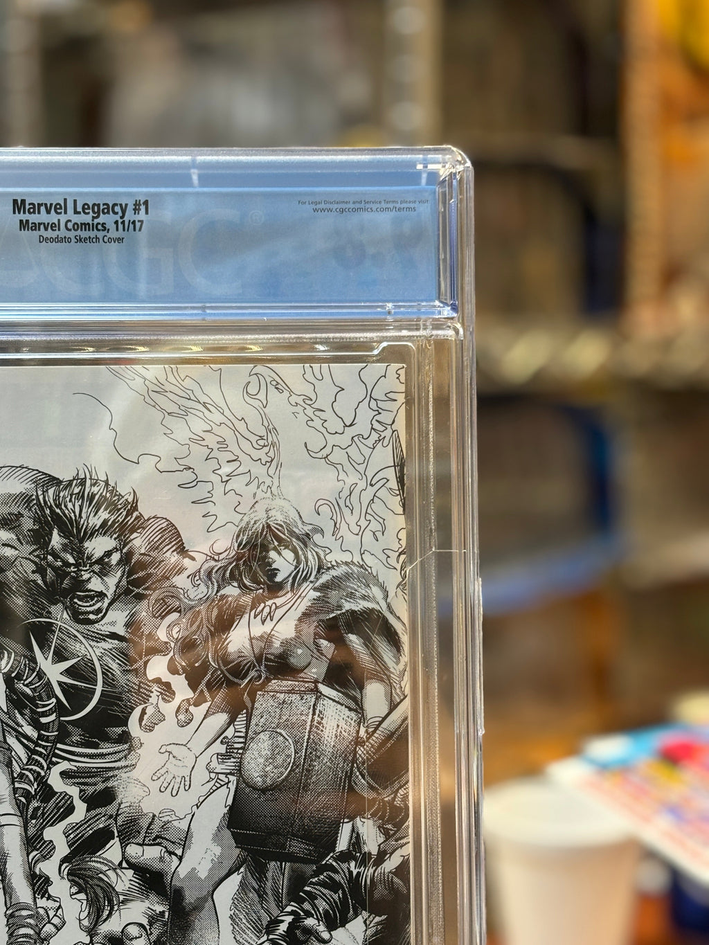 Marvel Legacy #1 (Marvel Comics, CGC Graded 9.8 WHITE) product image 8, provided for visual reference and product detail