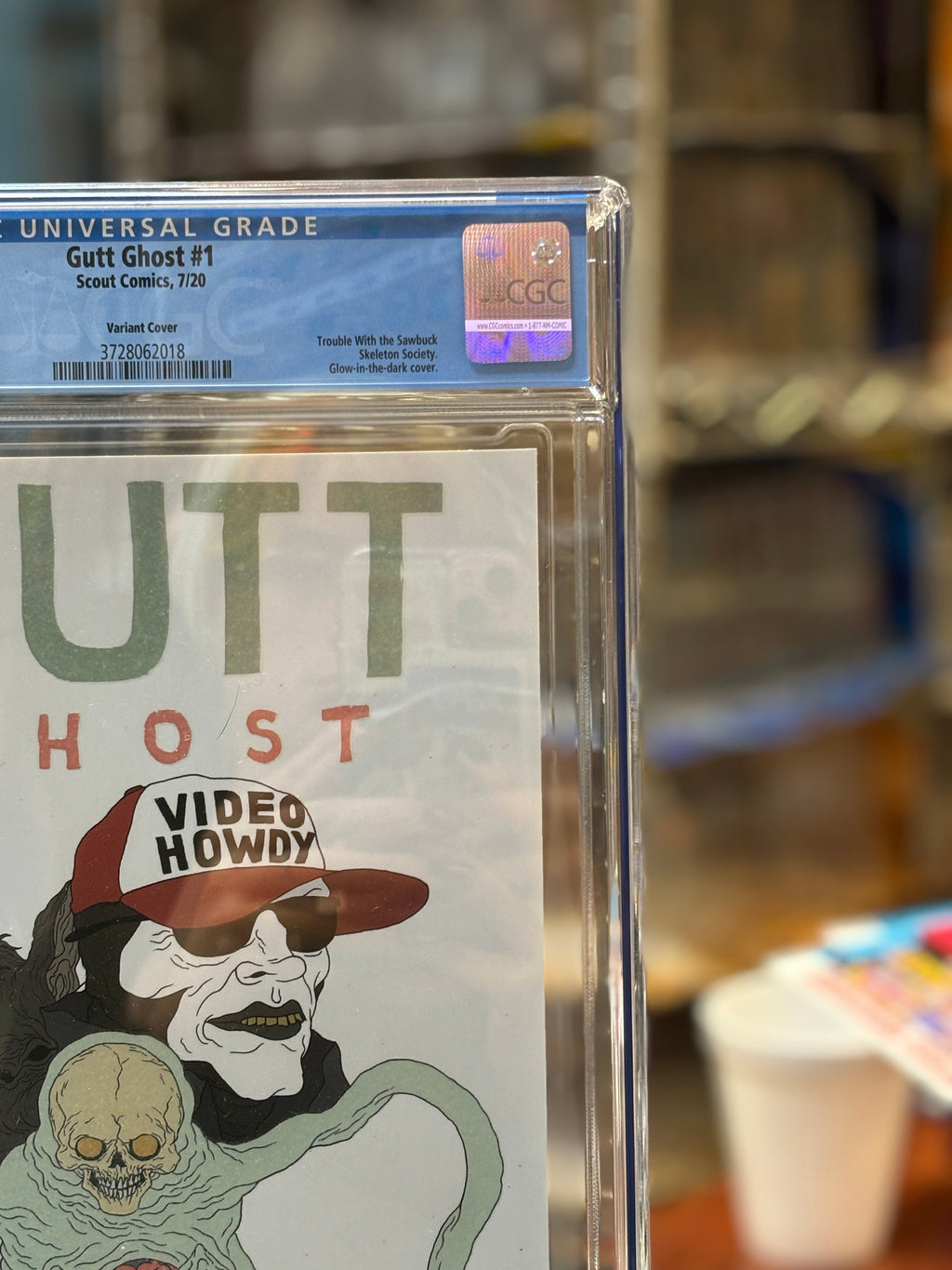 Gutt Ghost #1 (Scout Comics, CGC Graded 9.8 WHITE) product image 3, provided for visual reference and product detail review