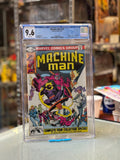 Machine Man #19 (Marvel Comics, CGC Graded 9.6 WHITE) product image 1, provided for visual reference and product detail