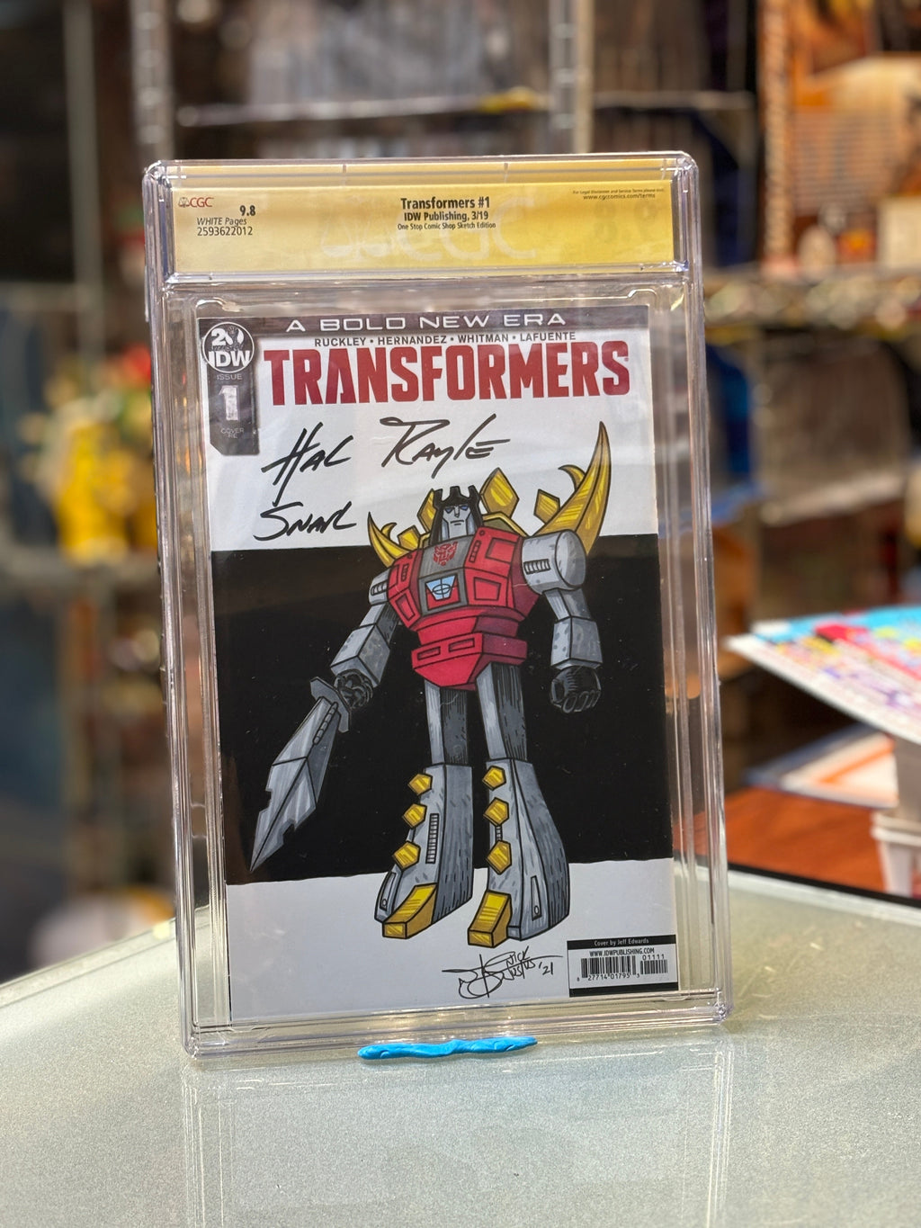 Transformers #1 (IDW Publishing, CGC Graded 9.8 WHITE) product image 6, provided for visual reference and product detail