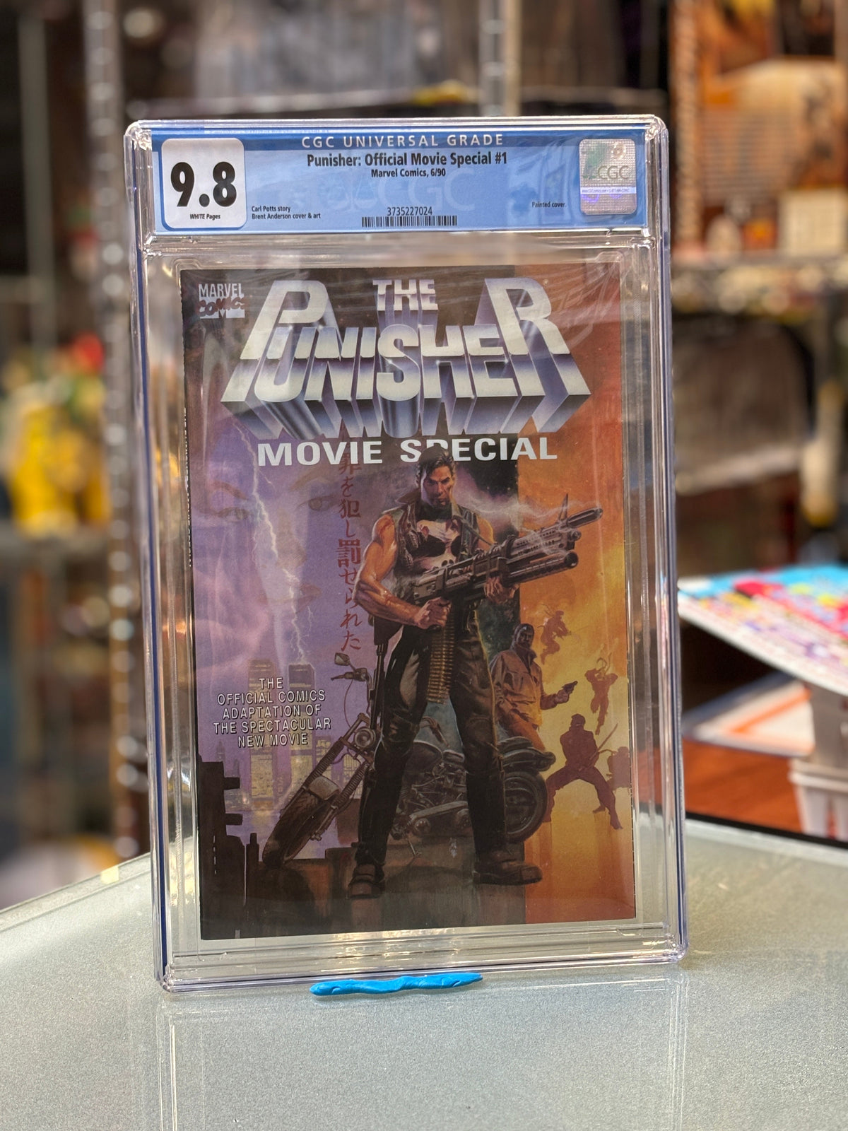 Punisher #1 (Marvel Comics, CGC Graded 9.8 WHITE) product image 1, provided for visual reference and product detail review