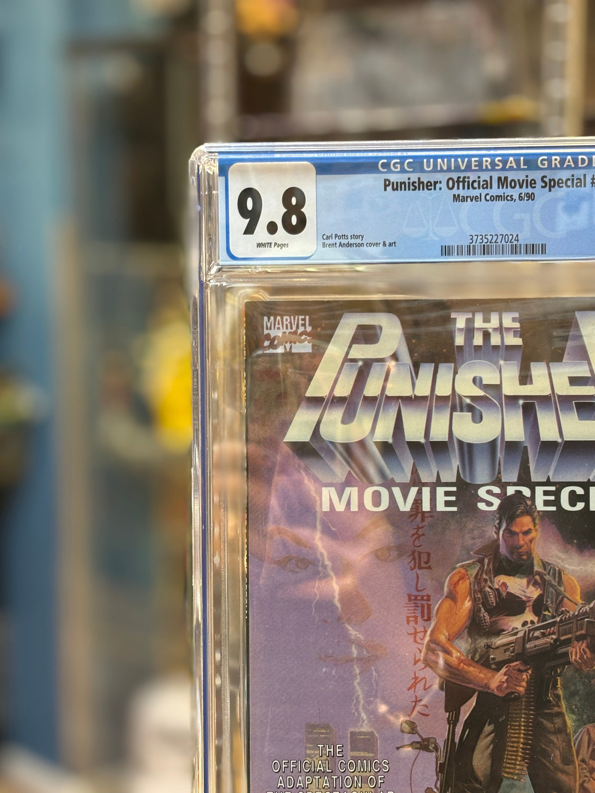 Punisher #1 (Marvel Comics, CGC Graded 9.8 WHITE) product image 2, provided for visual reference and product detail review