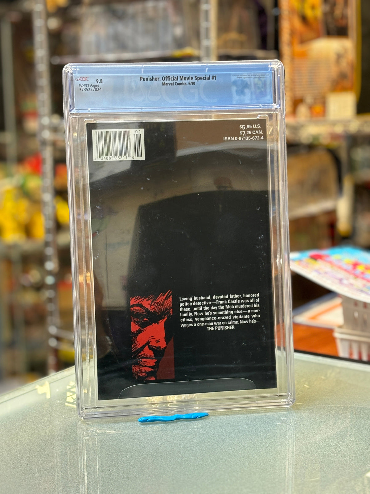 Punisher #1 (Marvel Comics, CGC Graded 9.8 WHITE) product image 6, provided for visual reference and product detail review