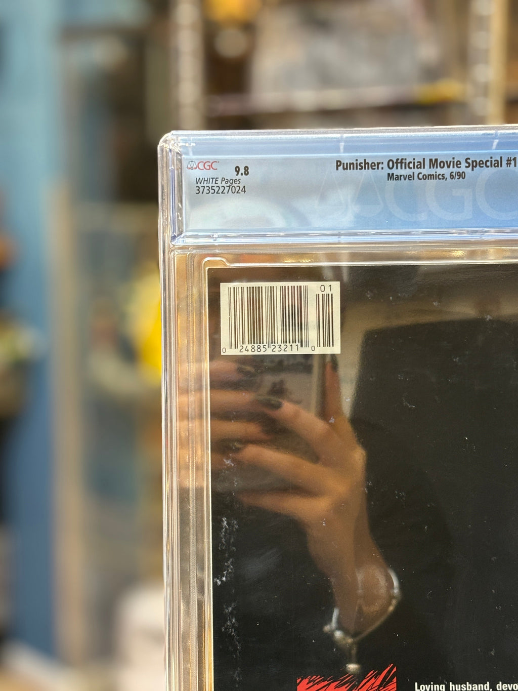 Punisher #1 (Marvel Comics, CGC Graded 9.8 WHITE) product image 7, provided for visual reference and product detail review