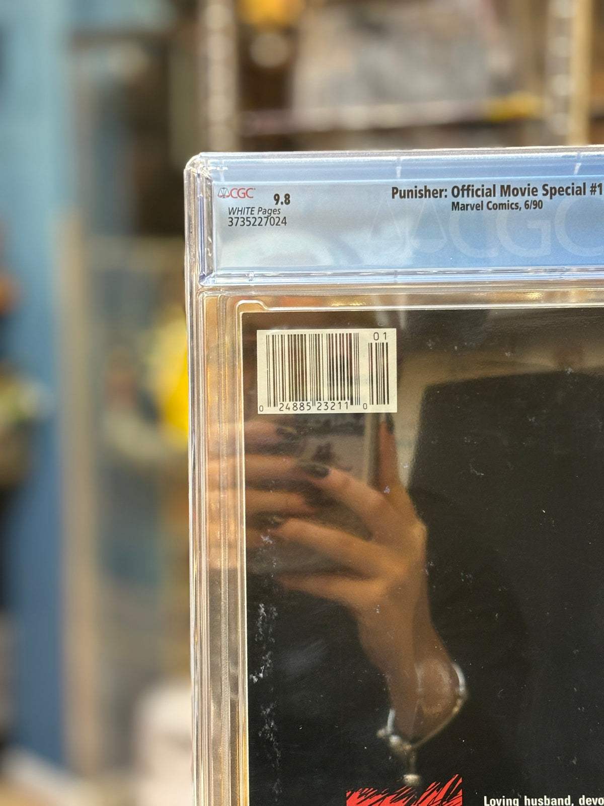 Punisher #1 (Marvel Comics, CGC Graded 9.8 WHITE) product image 7, provided for visual reference and product detail review