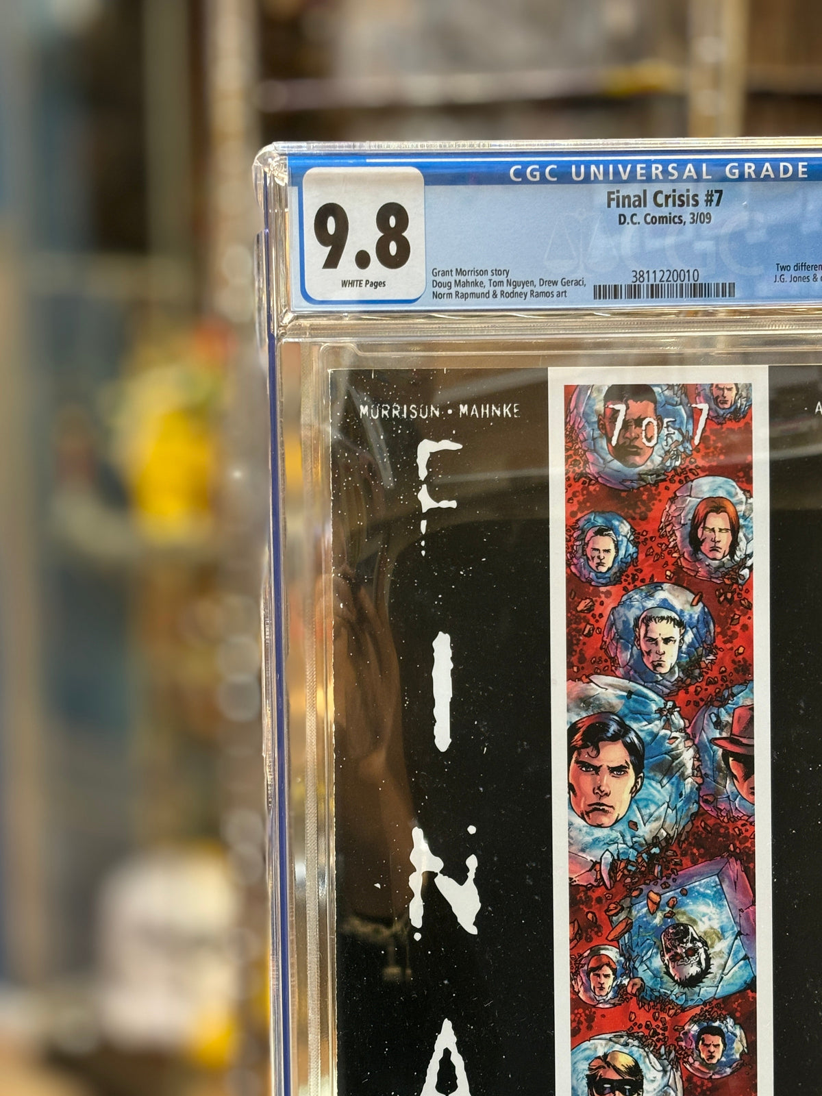 Final Crisis #7 (DC Comics, CGC Graded 9.8 WHITE) product image 2, provided for visual reference and product detail review