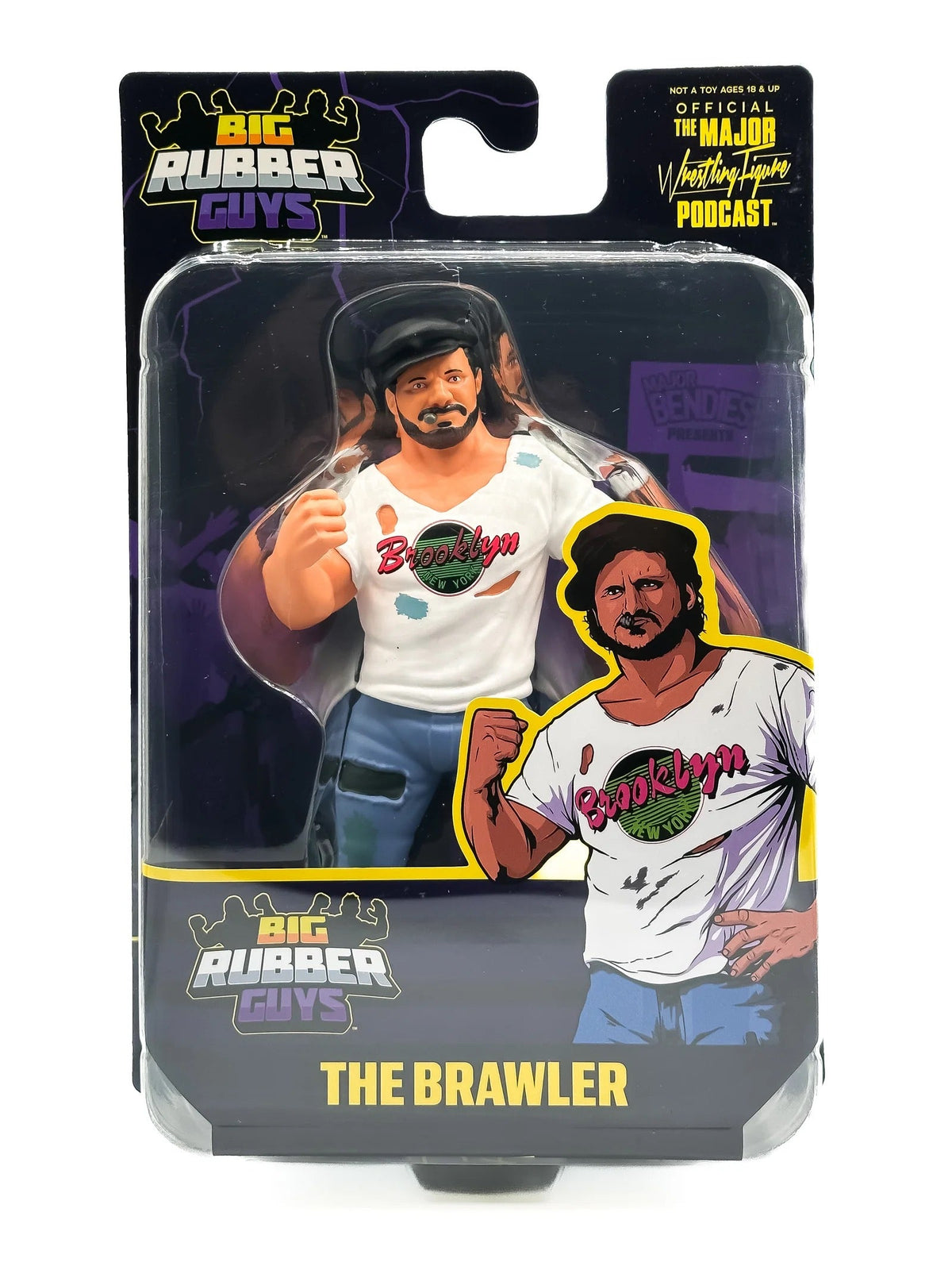The Brawler (Big Rubber Guys, Major Wrestling Figure Podcast) product image 1, provided for visual reference and product