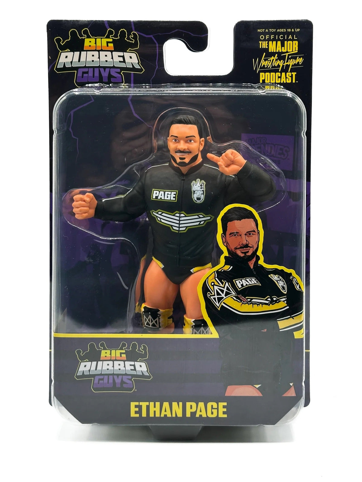 Ethan Page (Big Rubber Guys, Major Wrestling Figure Podcast) product image 1, provided for visual reference and product