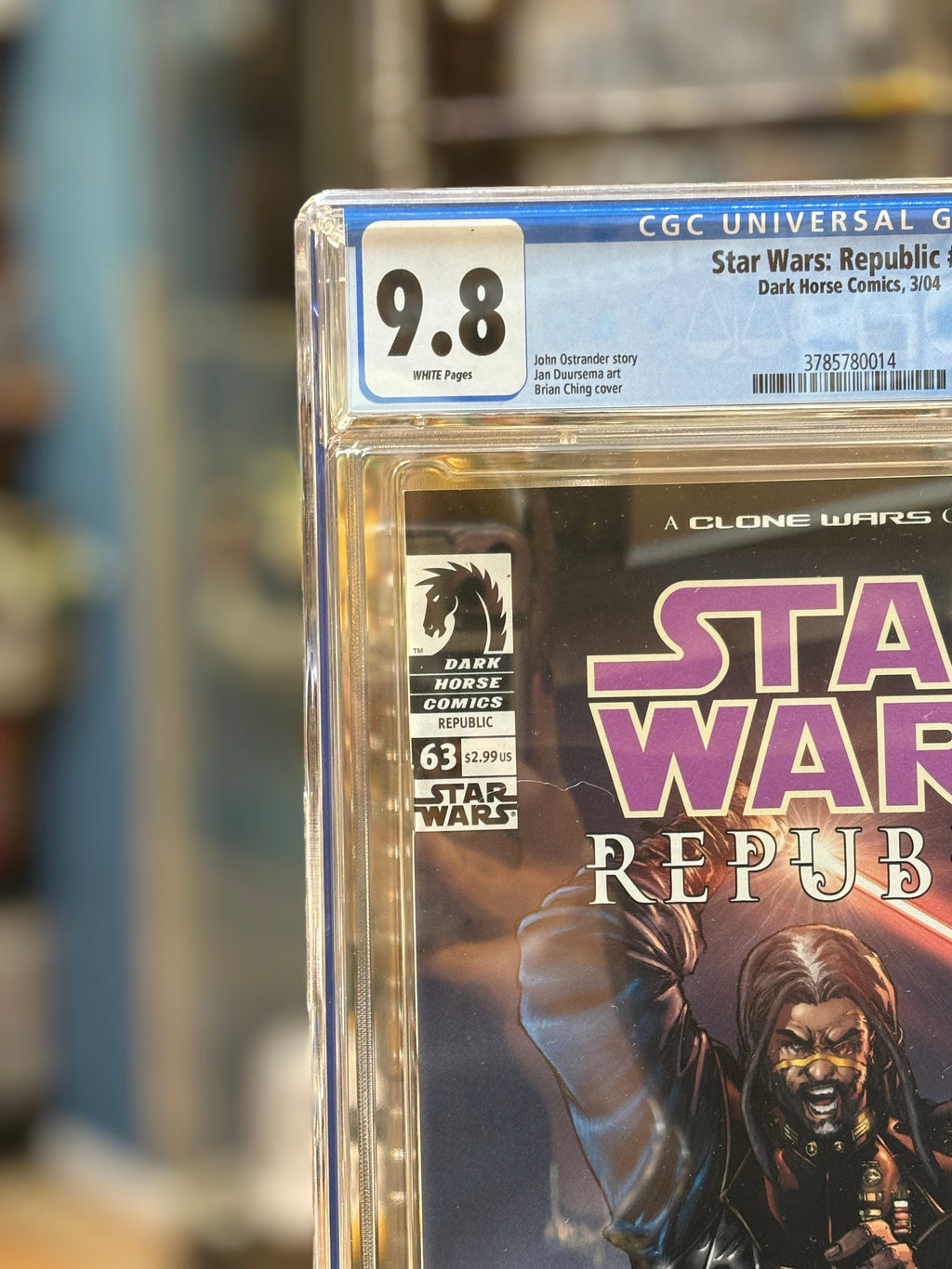 Star Wars: Republic (Dark Horse Comics, CGC Graded 9.8 WHITE) product image 2, provided for visual reference and product