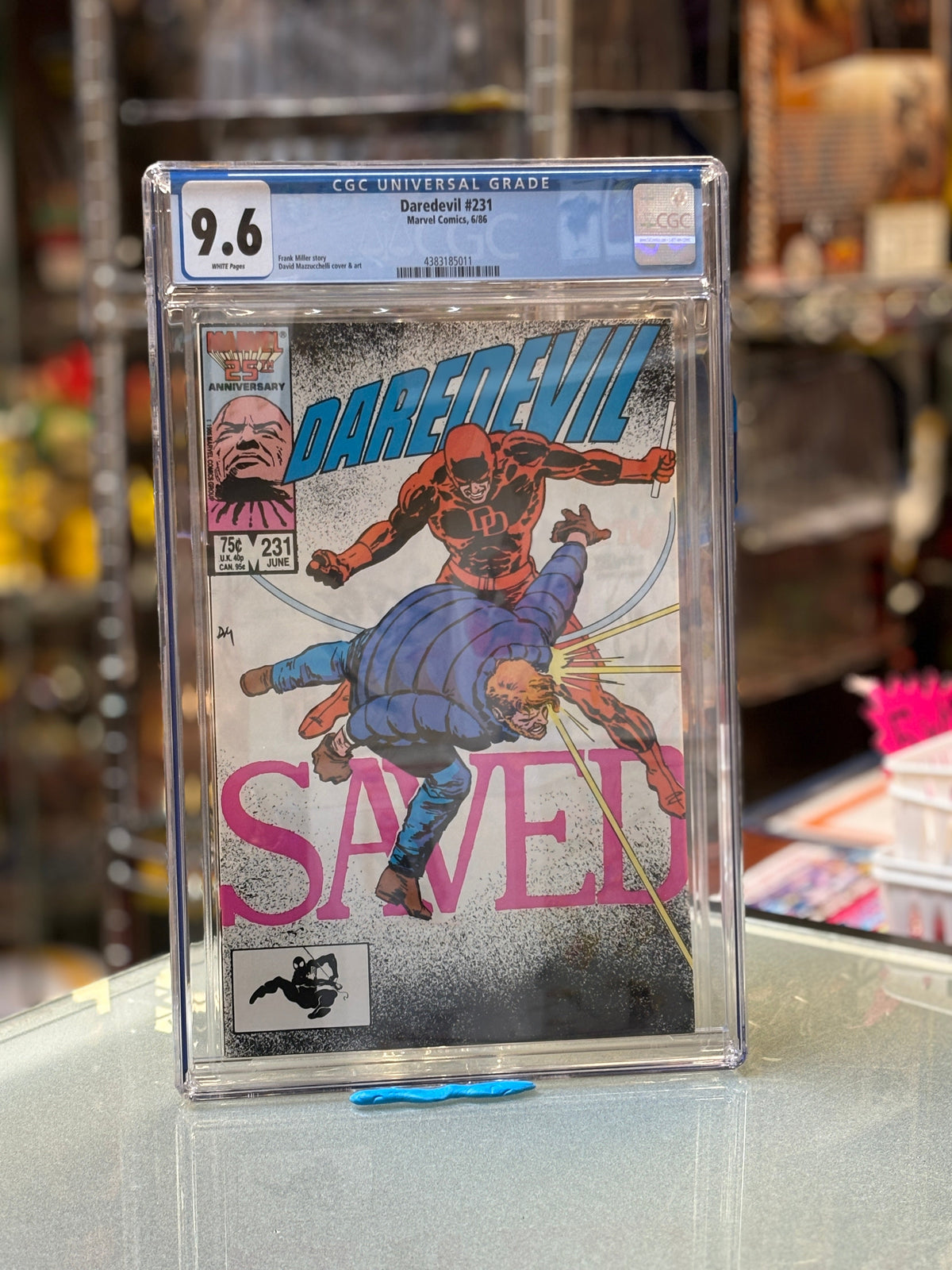 Dare Devil #231 (Marvel Comics, CGC Graded 9.6 WHITE) product image 1, provided for visual reference and product detail