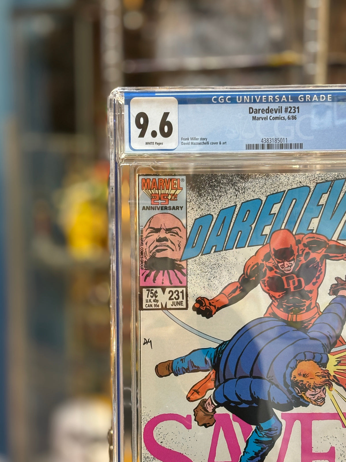 Dare Devil #231 (Marvel Comics, CGC Graded 9.6 WHITE) product image 2, provided for visual reference and product detail