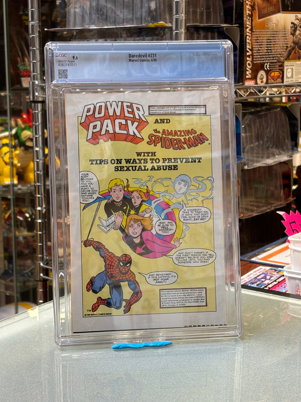 Dare Devil #231 (Marvel Comics, CGC Graded 9.6 WHITE) product image 6, provided for visual reference and product detail