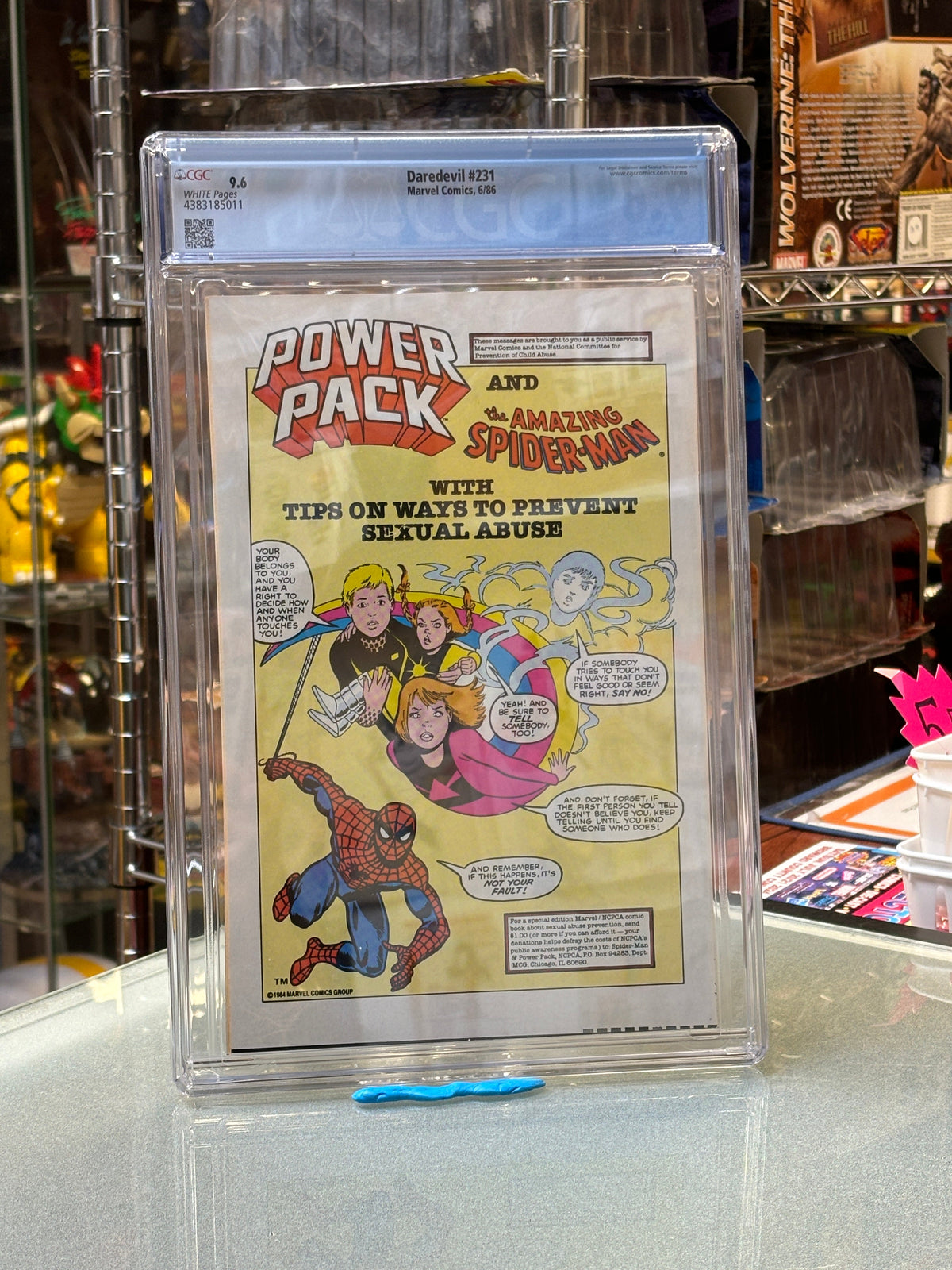 Dare Devil #231 (Marvel Comics, CGC Graded 9.6 WHITE) product image 6, provided for visual reference and product detail