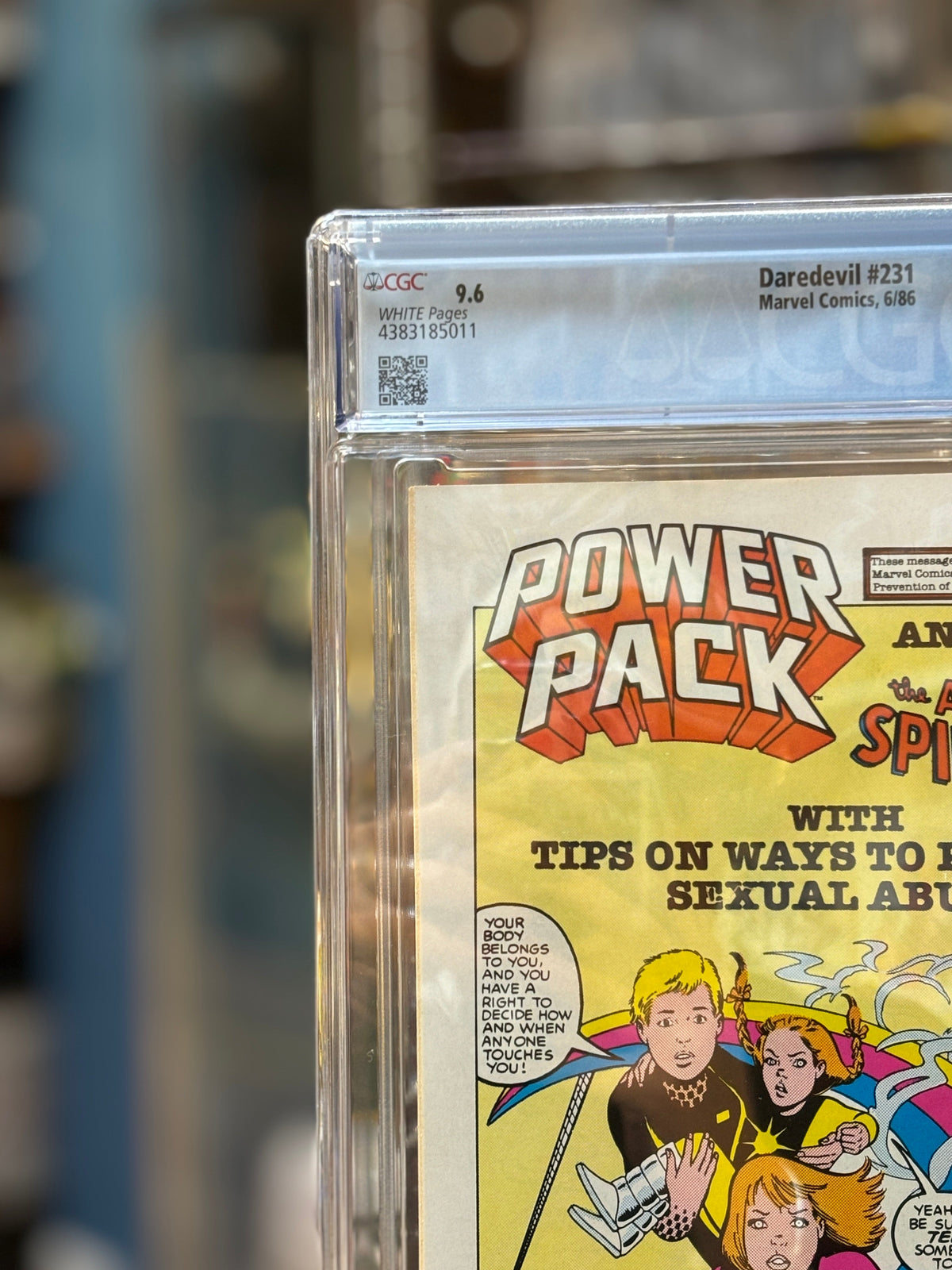 Dare Devil #231 (Marvel Comics, CGC Graded 9.6 WHITE) product image 7, provided for visual reference and product detail