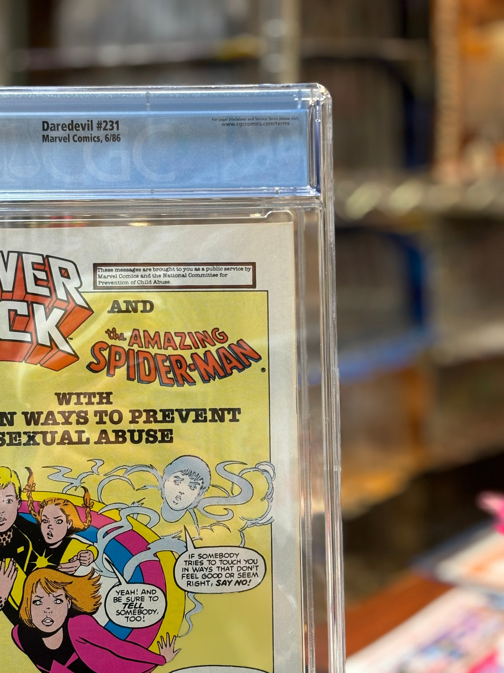 Dare Devil #231 (Marvel Comics, CGC Graded 9.6 WHITE) product image 8, provided for visual reference and product detail
