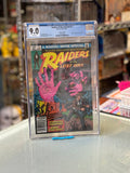 Raiders of Lost Ark #1 (Marvel Comics, CGC Graded 9.0 WHITE) product image 1, provided for visual reference and product