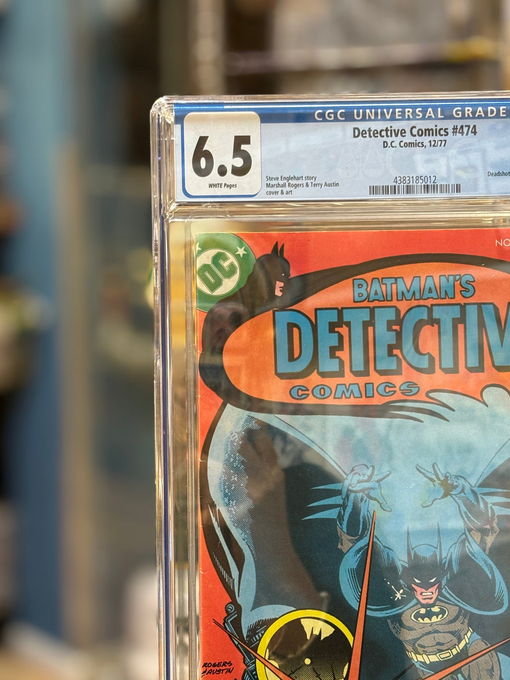 Detective Comics #474 (DC Comics, CGC Graded 6.5 WHITE) product image 2, provided for visual reference and product detail