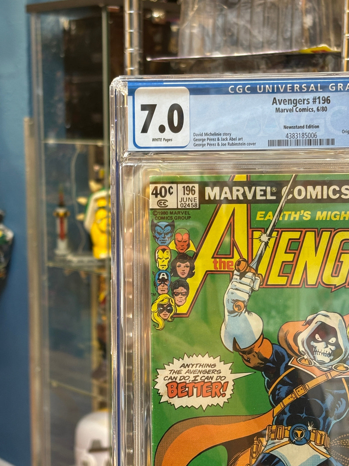 Avengers #196 (Marvel Comics, CGC Graded 7.0 WHITE) product image 2, provided for visual reference and product detail review