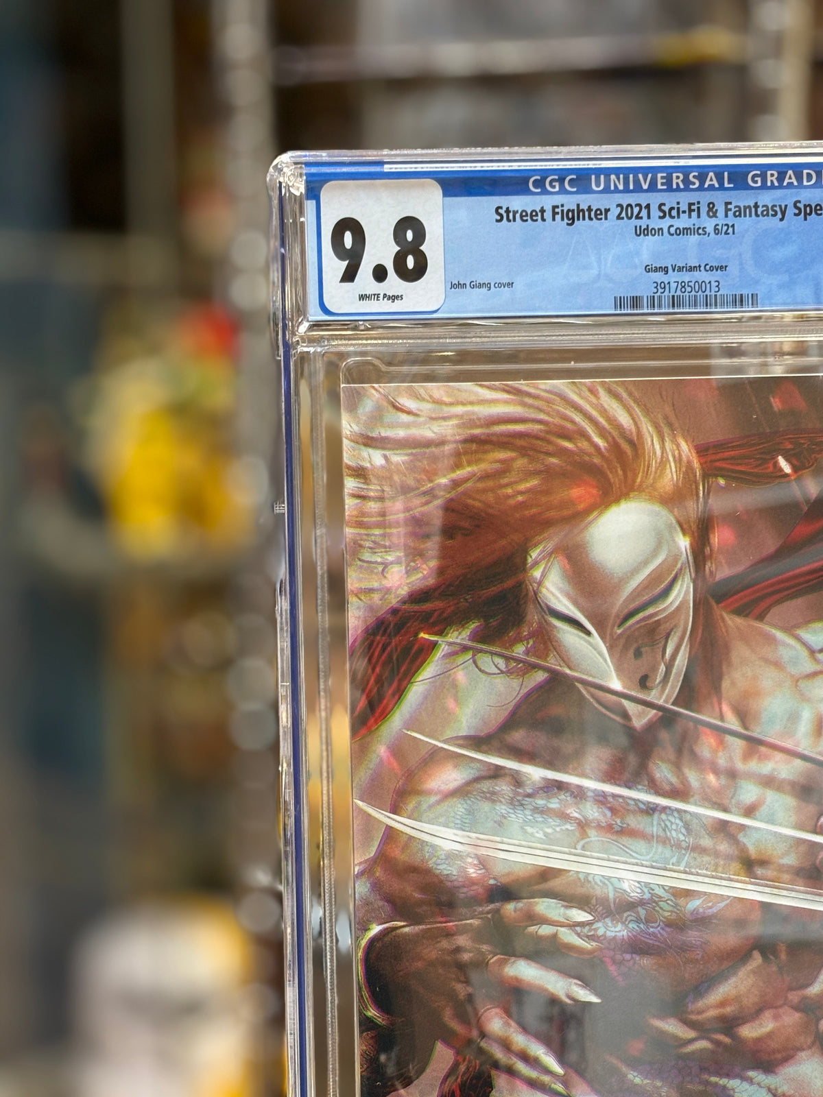 Street Fighter #1 (Udon Comics, CGC Graded 9.8 WHITE) product image 2, provided for visual reference and product detail