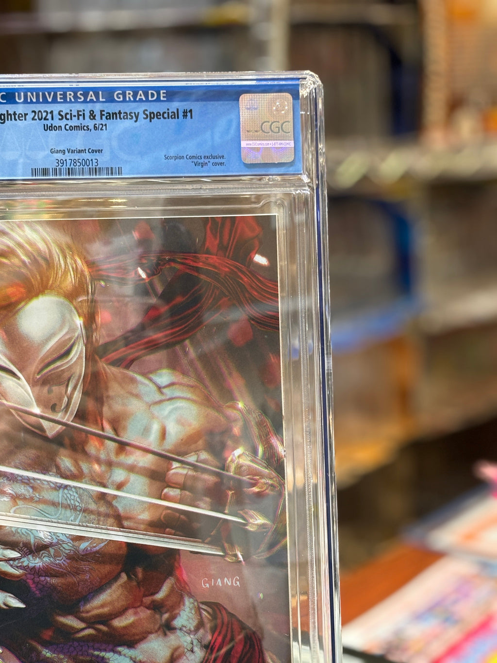 Street Fighter #1 (Udon Comics, CGC Graded 9.8 WHITE) product image 3, provided for visual reference and product detail