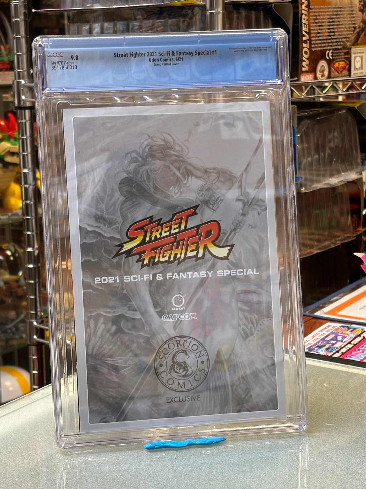 Street Fighter #1 (Udon Comics, CGC Graded 9.8 WHITE) product image 6, provided for visual reference and product detail
