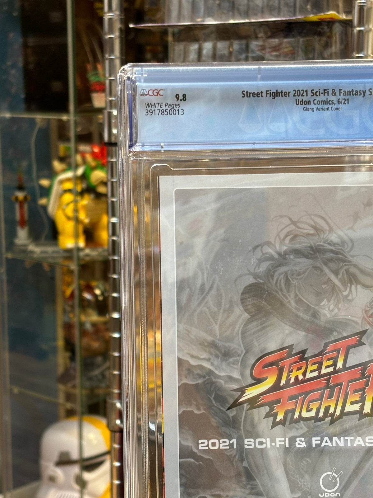 Street Fighter #1 (Udon Comics, CGC Graded 9.8 WHITE) product image 7, provided for visual reference and product detail