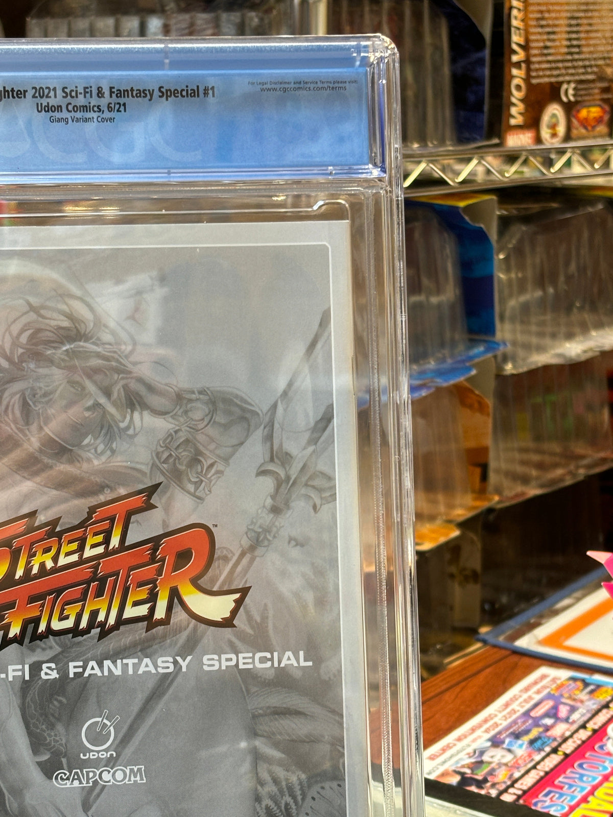 Street Fighter #1 (Udon Comics, CGC Graded 9.8 WHITE) product image 8, provided for visual reference and product detail
