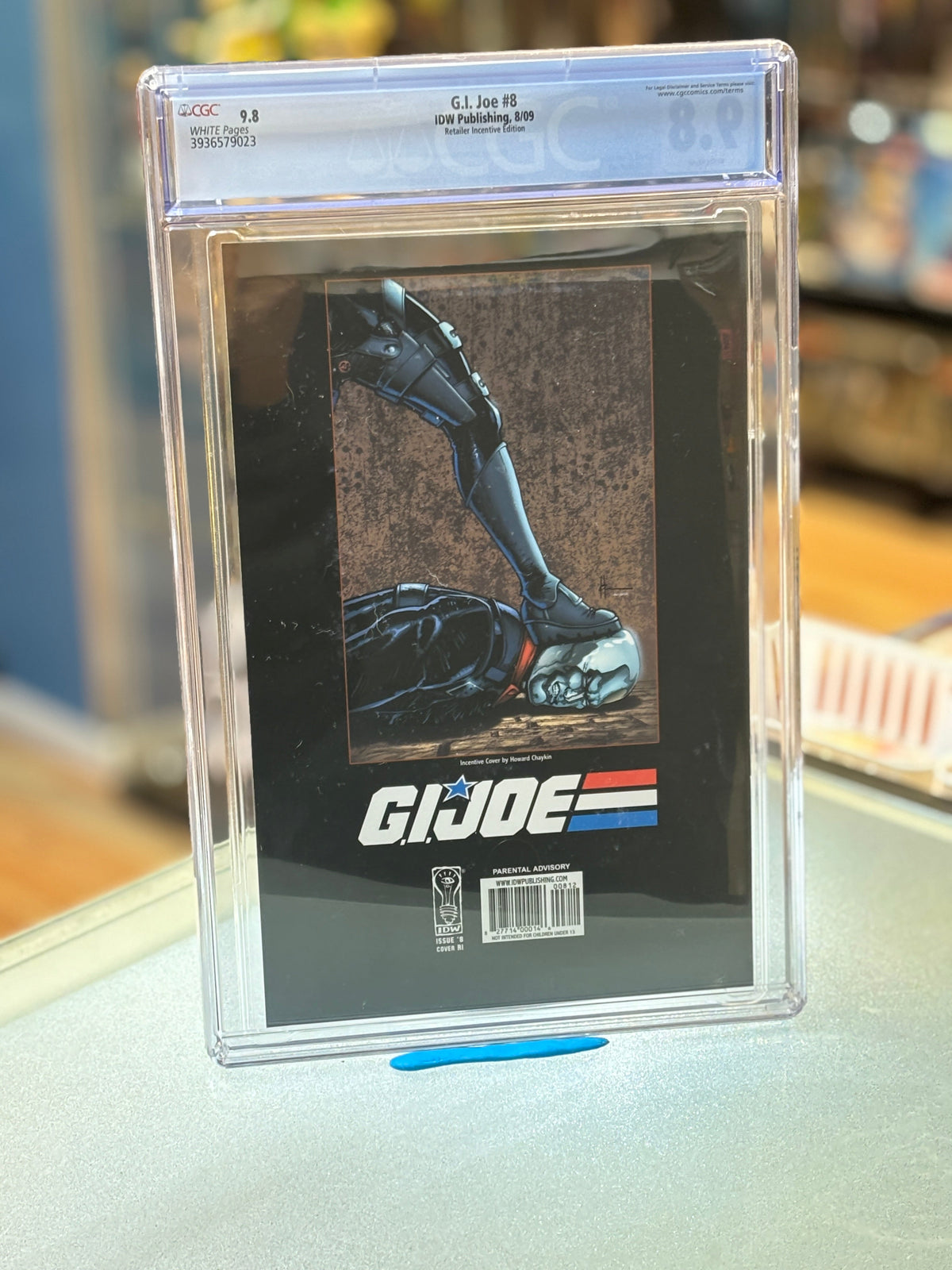 G.I Joe #8 (IDW Publishing, CGC Graded 9.8 WHITE) product image 6, provided for visual reference and product detail review